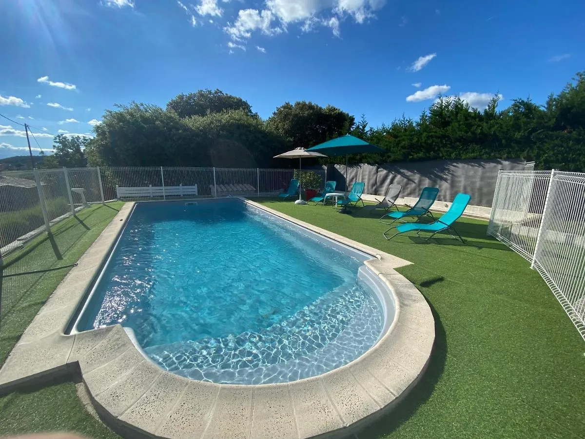Appartement GITE LAVANDE avec piscine privée CLASSÉ 4 Étoiles Lagorce